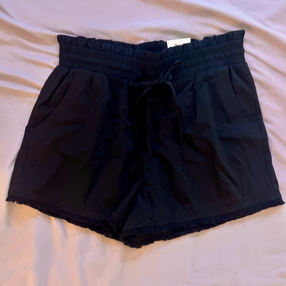 INC Black High Waist Shorts